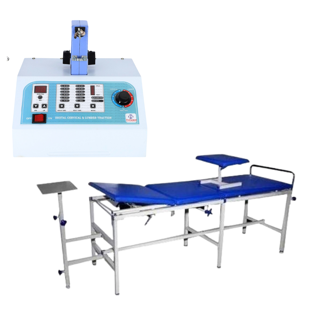 traction machine with 3 fold bed