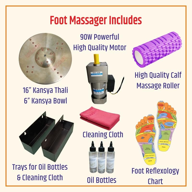 Kansa Thali Foot Massage machine - Image 3